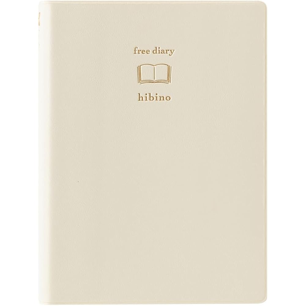 Дневник Midori, Hibino Free Diary, A6, 1 день, 2 страницы, Слоновая кость, 15395006
