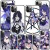 Чехол Acheron Honkai Star Rail для Apple iPhone 7 SE 2020 11 12 13 14 X XS XR 15 Pro Max, силиконовый черный мягкий чехол для телефона