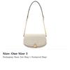 MICHAEL KORS Mila Artificial Leather Shoulder Bag, Crossbody Bag Medium Women's Vanilla White 35T5GIMM8B-LT CRM MULTI