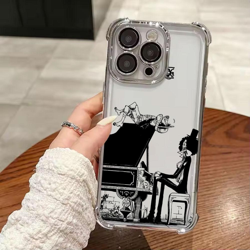Горячие Десятки Кусочки Манга Чехол Для iPhone 17 Pro 16 15 14 13 12 11 Pro Max Чехол 17 Plus 17E 16E 17Air Защита Камеры Чехол для Телефона