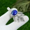 Gift For Women Jewelry Pendant 925 Sterling Silver Natural Lapis Lazuli Gemstone