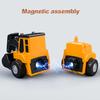 1 набор для детей, трансформирующийся робот-машина, игрушечная магнитная модульная конструкция, модель грузовика, образовательная деформационная инженерная машинка, подарок для малышей и мальчиков