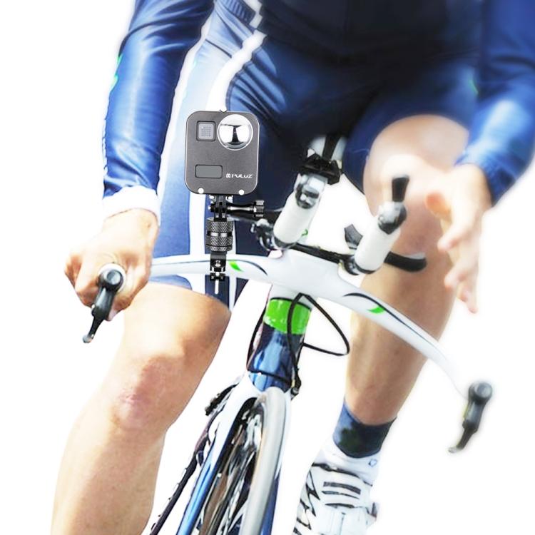 PULUZ Housing Shell CNC Aluminum Alloy Protective Cage for GoPro Max(Black)