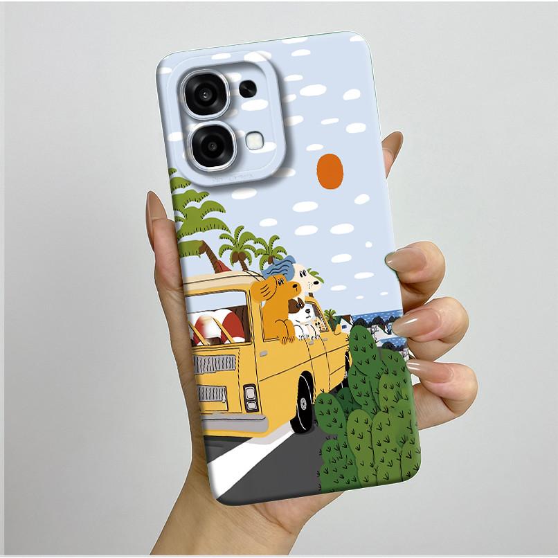 Новый Чехол Для Oppo A6 Pro 5G 4G CPH2781 CPH2799 Чехол Эстетичный Красивый Бабочки Цветы Мягкий Силикон Ударопрочный Задняя Крышка