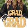 Graduation Time GRAD Wooden Crafts, Signed Graduation Party Photo Props Wooden Ornaments