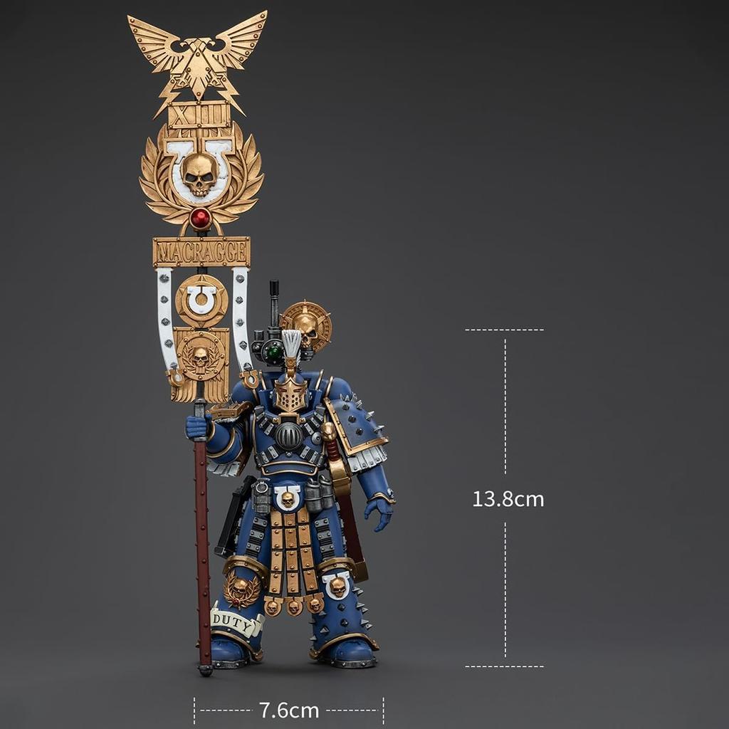 JOYTOY Warhammer Horus Heresy Ultramarines Remus Ventanus Scale Action Figure 1/18 (Assembled)