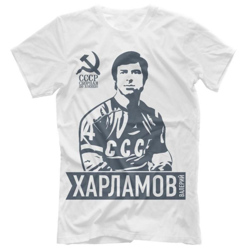 Valery Kharlamov New Tshirt Soviet Hockey Star Russia Ussr Moscow Newest Cotton Unisexs Fashion Hipster Summer Unisex Cotton Tee