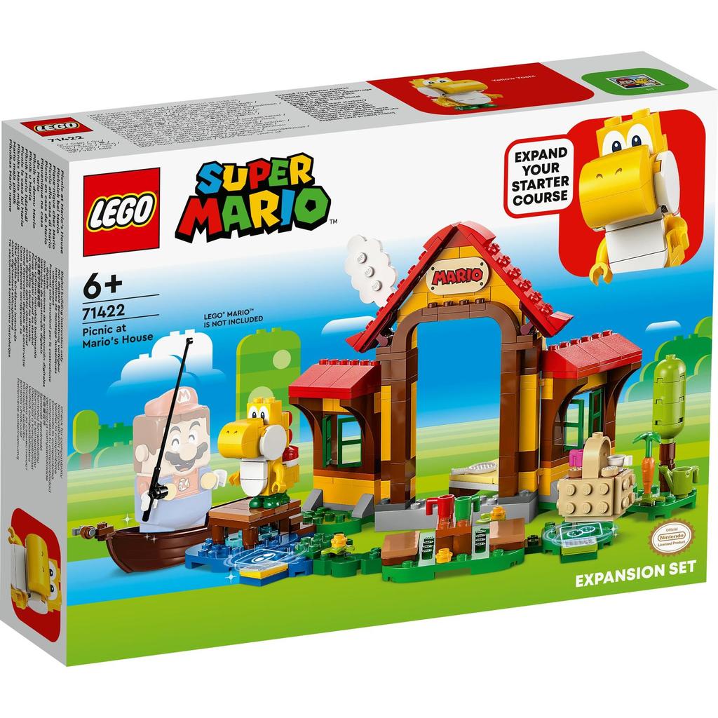 LEGO Super Mario Mario House Picnic 71422 Игрушечный блок Настоящее приключение для мальчиков и девочек от 6 лет и старше