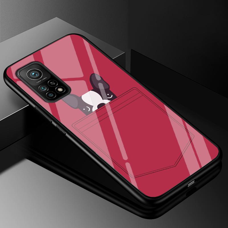 Закаленное Стекло Чехол для Xiaomi mi 10T Pro Чехол Жесткий Чехол для Xiaomi mi 10T 10 T Lite POCO X3 Pro NFC Чехол для Телефона ТПУ Бампер