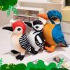 20cm Lovely Simulation Woodpecker Plush Toys Cute Colorful Little Bird Dolls Stuffed Soft Animal Toy Funny Birthday Gift