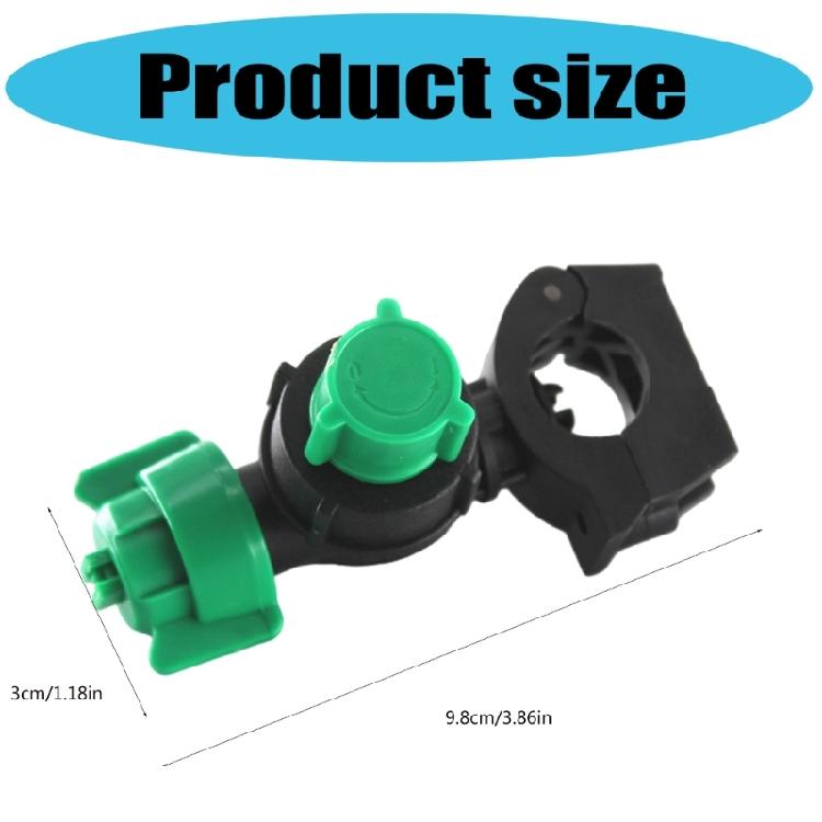 Садовые герметичные сельскохозяйственные распылительные форсунки, упаковка 10 шт., регулируемая веерная форма, эффективное распределение жидкости