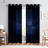 Шторы с принтом «Настоящее звездное небо», 3D, на заказ, для гостиной, кабинета, украшения дома, 2 шт.