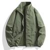 Мужская повседневная куртка с воротником-стойкой M-8XL - Новый весенне-осенний стиль, Большой размер, Модный свободный крой