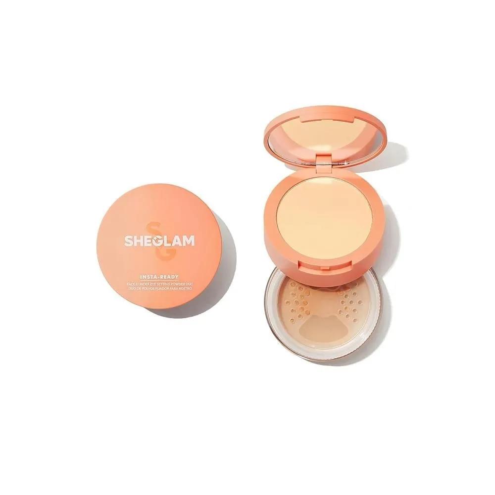 Sheglam Face Powder 1 Pack Smooth Sand SHEGLAM Insta-Ready Face Powder Loose Under Eye Setting Powder