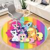 1PC My Little Pony Office Round Rug, Non-slip, Soft and Durable Office Rug for Interior Decoration, Perfect for Office yy250915114