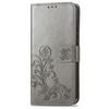 Leather Wallet Flip Case for Huawei Nova 15 14 13 12 12S 11 9 Ultra Pro SE Y72 Y63 Y73 9 Embossed Clover Floral Design