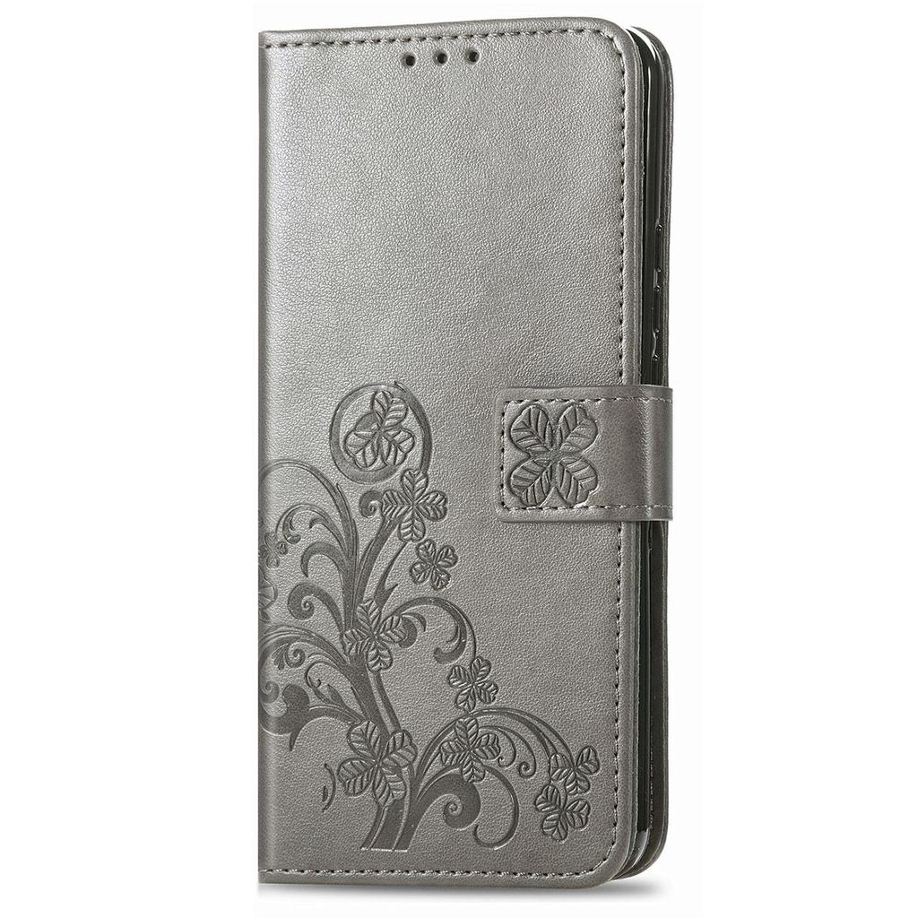 Leather Wallet Flip Case for Huawei Nova 15 14 13 12 12S 11 9 Ultra Pro SE Y72 Y63 Y73 9 Embossed Clover Floral Design
