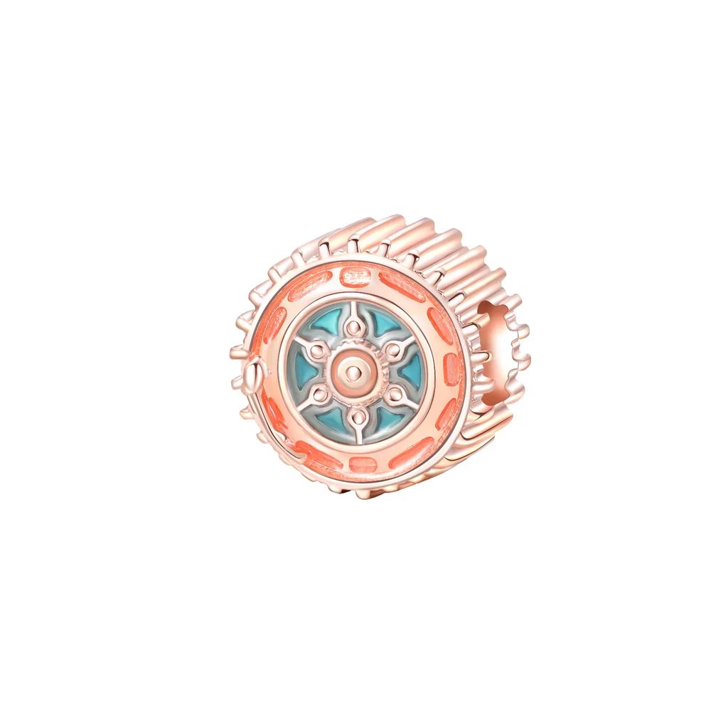 Original Copper Rose Gold Charms Snowflake Heart Fish Earrings Beads For Necklace Diy Bracelet Present Jewellery