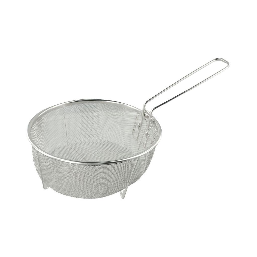 Легкая и компактная корзина для фритюра из нержавеющей стали для удобного хранения