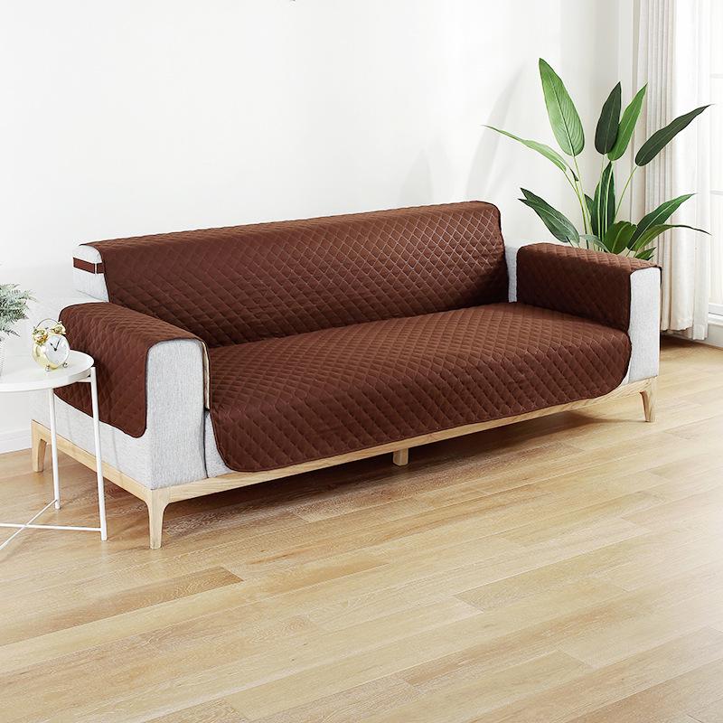 Водонепроницаемый Нескользящий Чехол-подушка для дивана для питомца - Однотонная Защитная Накладка