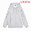 New Balance Толстовка с капюшоном на молнии D23 Nbmdfco103 Ac Uni Essential с маленьким логотипом и толстовкой с капюшоном