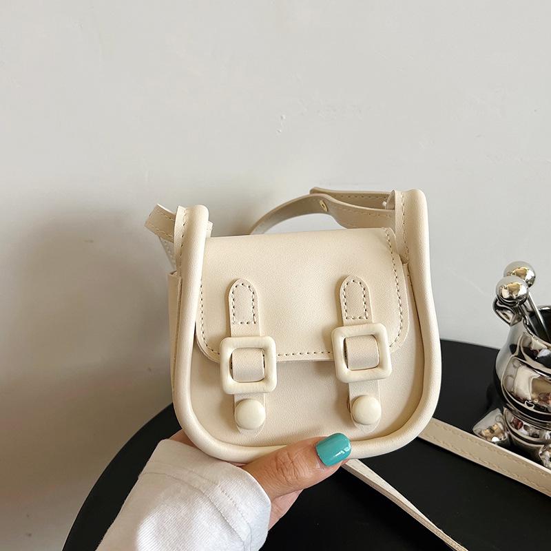 Женская ретро мини-сумка-седло - Сумочка для помады, Простой повседневный стиль через плечо или кроссбоди