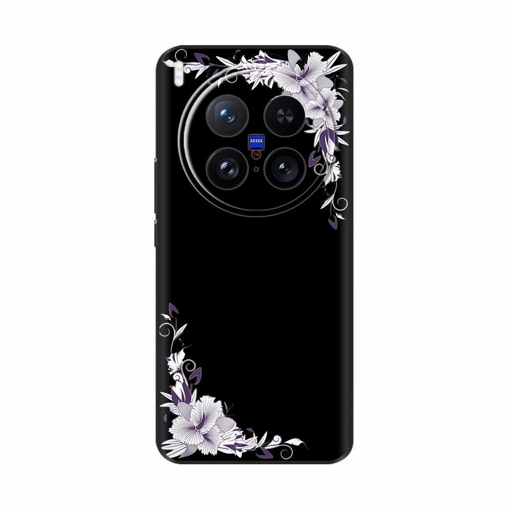 Для Vivo X200 Ultra Чехол Мягкий ТПУ Милый Мультяшный Расписной Задний Корпус Чехол Для Vivo X200 Pro Mini Чехлы Для Телефона Для Vivo X200 Pro 5G