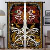 Затемняющая штора Древо Жизни для комнаты 2 панели Современные шторы для гостиной 2 штуки Хэллоуинская декорация Тюль для спальни Детская