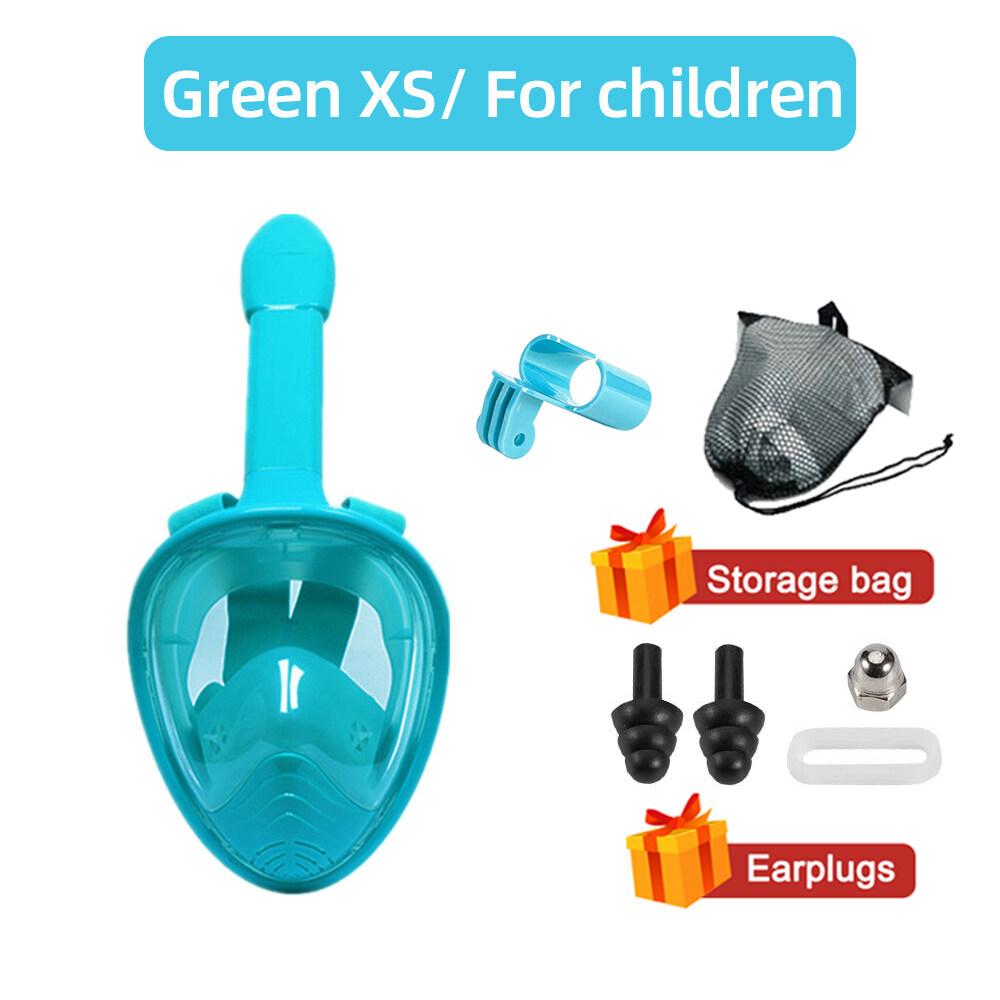 OLIKEI Детская маска для дайвинга с полным лицом, противотуманная герметичная маска для подводного плавания с аквалангом, подводные очки, маска для безопасного дыхания, плавательная маска для детей
