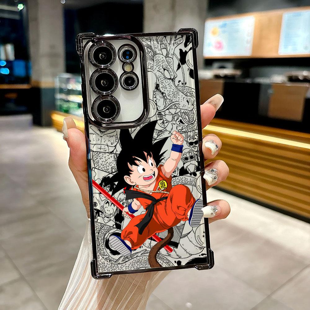 Милый Чехол Dragon Ball Сон Гоку для Телефона Galaxy S26Ultra Для Samsung S26 S25 S24 S23 S21 Ultra S20 FE S25 Plus Мягкий Чехол