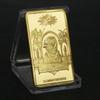 Памятная монета, памятная монета масона золотой слиток, возникла в 1776 году, квадратный золотой слиток с покрытием, иностранная валюта