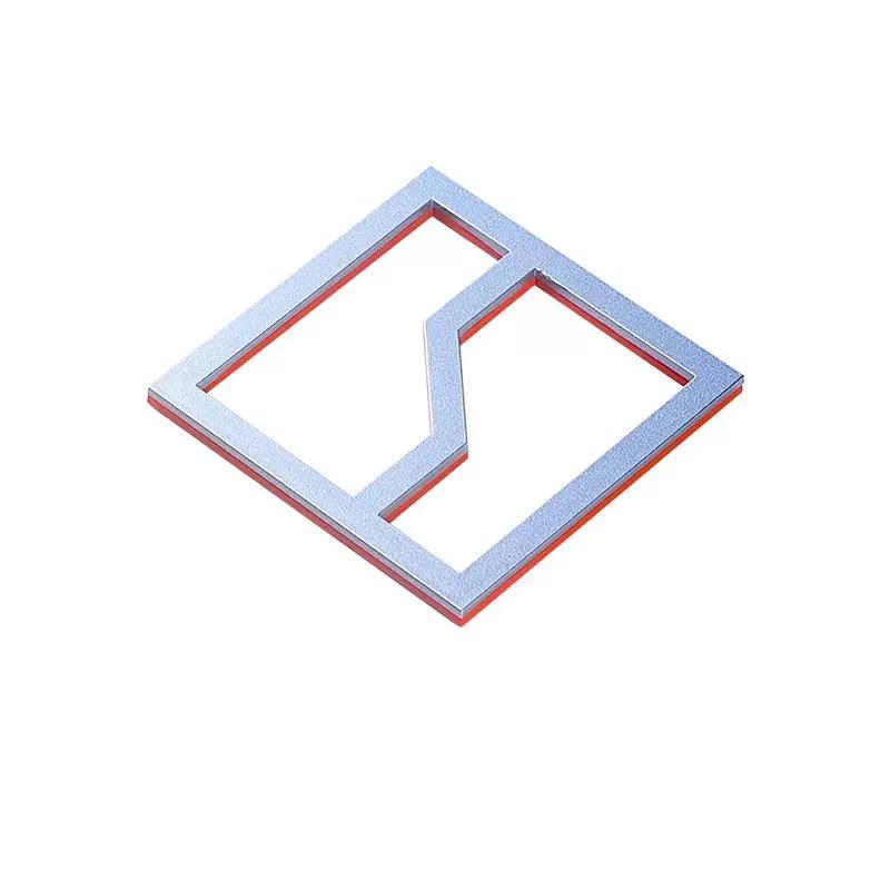 Zeekr X 2023-2024 Аксессуары Декоративная накладка Панель передней части автомобиля Логотип Наклейка-декор на заднюю часть автомобиля Рамка Декоративный элемент