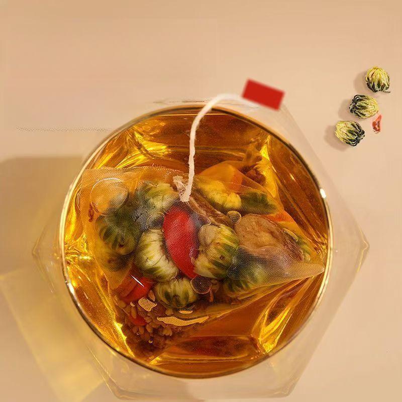 Chrysanthemum Cassia Seed Herbal Tea with Ginseng and Goji Berry