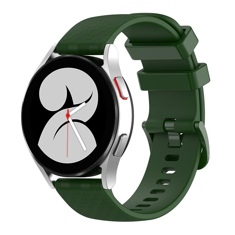 For Garmin Samsung Polar Huami Huawei 20mm Carbon Fiber Silicone Watch Band Replacement Wrist Strap