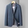Мужской повседневный весенне-осенний легкий роскошный деловой однотонный пиджак для людей среднего возраста и молодежи в стиле «вестерн»