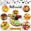 Halloween Charcuterie Board Tray - Wooden Serving Platter With Spooky Designs For Parties, Cheese & Charcuterie Display,  Table Centerpiece Decor