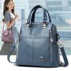Trendy Korean Style Women's Multifunctional Leather Backpack - Versatile Crossbody & Shoulder Handbag