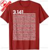 Pi Day Math Irregular Number Pi TShirt Summer Funny  Harajuku Streetwear Graphic T Shirts Roundneck Shortsleeved Shirt