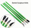 Dentist Sculpture Knife Wax Carving Tools Ceramic Porcelain Mixing Spatula Knife Blade Dental Lab Tool