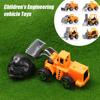 New Mini Car Excavator Pull Back Car Car Model Forklift Toy Engineering Vehicle