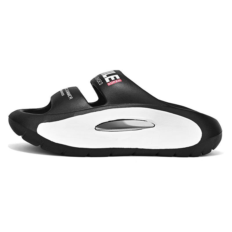 Cool Summer 2025 Thick EVA Slippers for Men's Indoor Home Soft Sole Cool Slippers for Men's Outwear Shoe Batch Slide Sandals