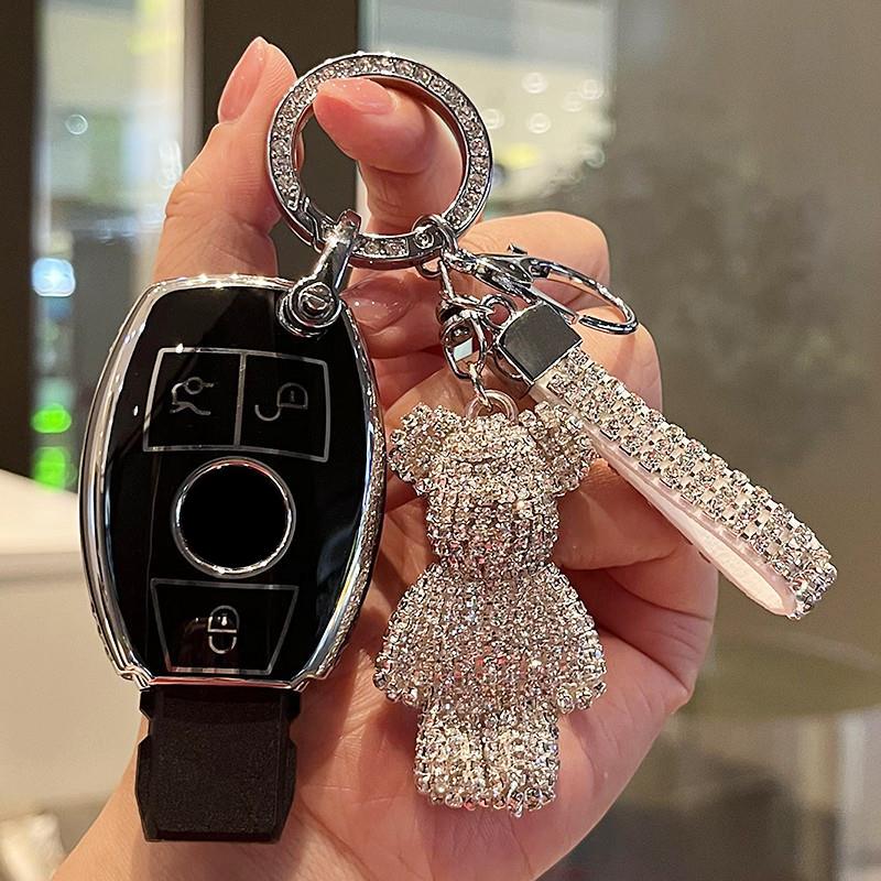 Чехол для автомобильного пульта дистанционного управления TPU для Mercedes Benz ACESG Class GLC CLA GLB CLE GLS W177 W205 W176 W213 W222 X167 AMG