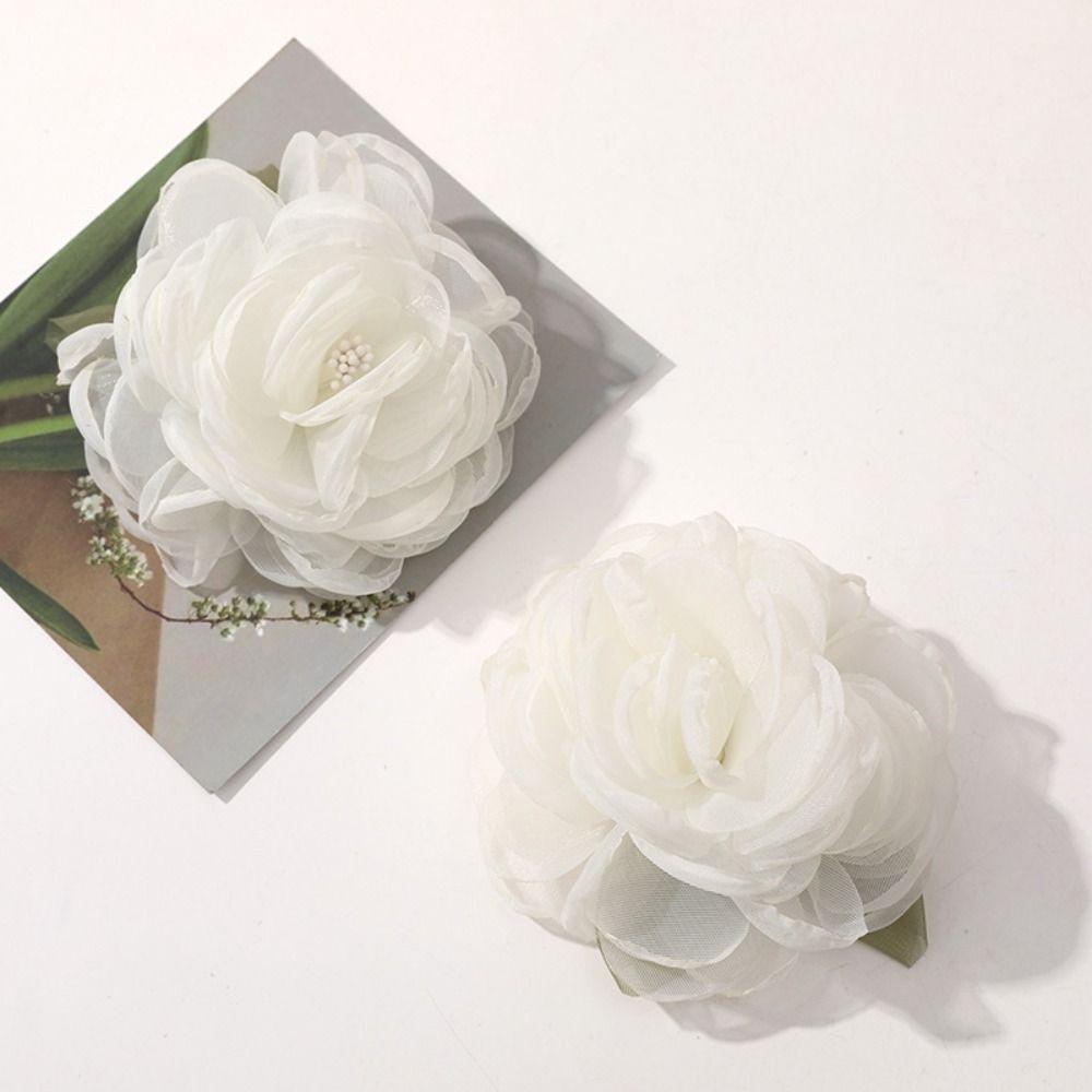 5 шт. Искусственная роза Тканевая аппликация 3D Ювелирные аксессуары Украшение для платья