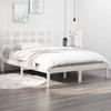 VidaXL Bed Frames White Solid Wood 120x200 Cm 3105466