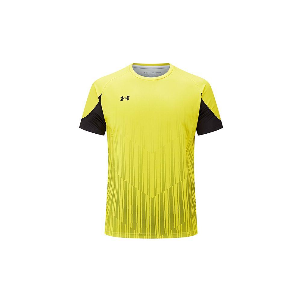Under Armour Dopamine Minimalist Logo Print Fitness Running Cycling Crew Neck Short Sleeve T-Shirt Unisex Tops Yellow 24500507-790