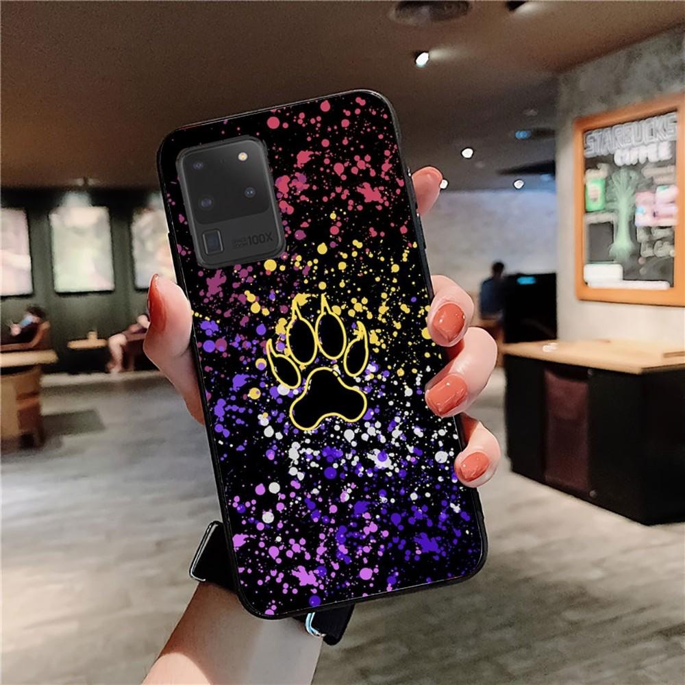 Чехол для телефона с собачьей лапой для Samsung S 9 10 20 21 22 23 30 23plus lite Ultra FE S10lite Fundas