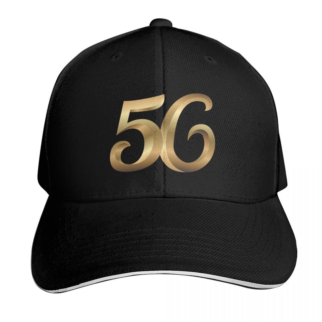 Golden Number Fifty Six Baseball Cap Anime Hat Mountaineering Snapback Cap Beach Hats Unisex Womens
