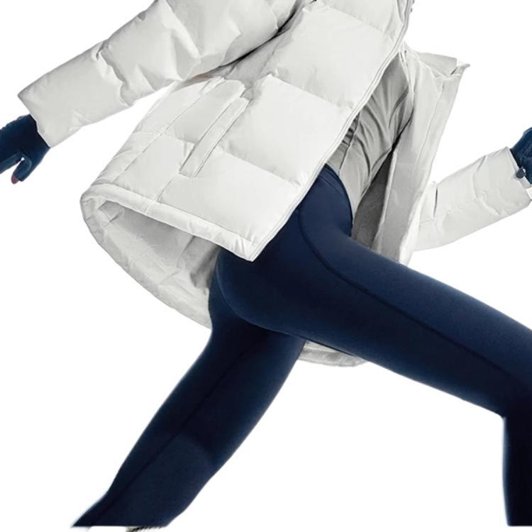 Li-Ning Li Ning Hot Pots Down Collection Down Jacket Women's Champagne White Unisex AYMT090-1