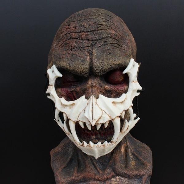Новый Хэллоуин Косплей Смола Маска Маска Дракона Бога Экологичная Животная Тематическая Вечеринка Маска Черепа Животного