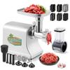 Poafamx Electric Mincer 500W 5 Vegetable Slicer Parts Special Potato Cutter Blade Diameter Sausage Parts Mincing Meat Meat Bean Stainless Water